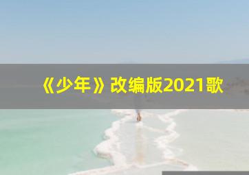 《少年》改编版2021歌