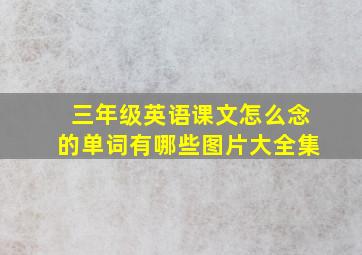 三年级英语课文怎么念的单词有哪些图片大全集