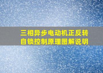 三相异步电动机正反转自锁控制原理图解说明