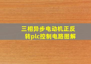 三相异步电动机正反转plc控制电路图解