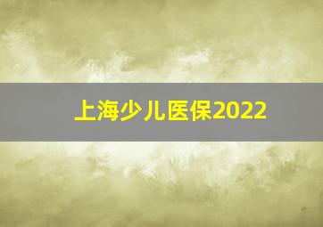 上海少儿医保2022