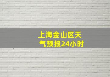 上海金山区天气预报24小时