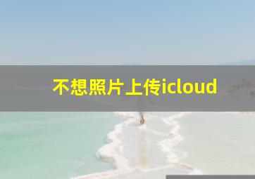 不想照片上传icloud