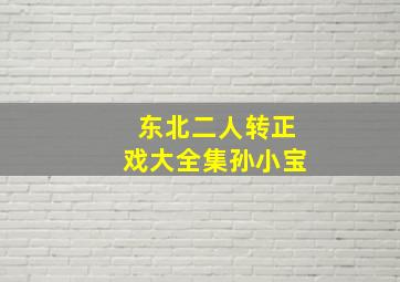 东北二人转正戏大全集孙小宝