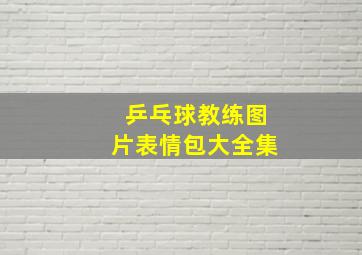 乒乓球教练图片表情包大全集