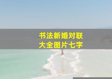 书法新婚对联大全图片七字