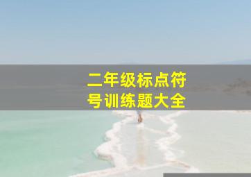 二年级标点符号训练题大全