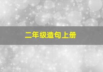 二年级造句上册