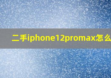 二手iphone12promax怎么验机