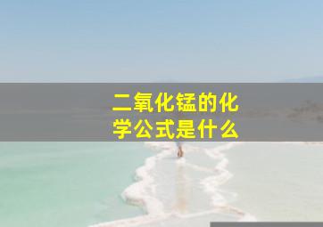 二氧化锰的化学公式是什么