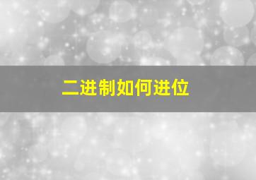 二进制如何进位