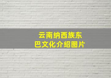 云南纳西族东巴文化介绍图片