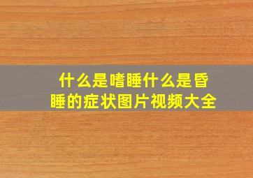 什么是嗜睡什么是昏睡的症状图片视频大全