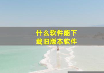 什么软件能下载旧版本软件