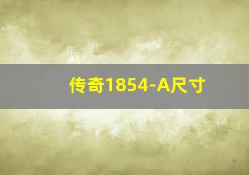 传奇1854-A尺寸