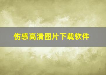 伤感高清图片下载软件