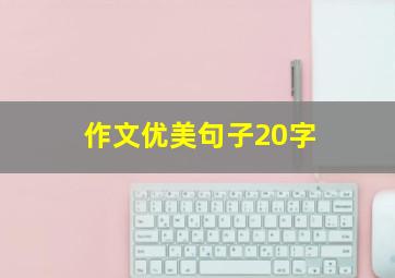 作文优美句子20字