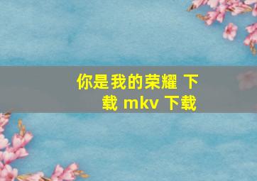 你是我的荣耀 下载 mkv 下载