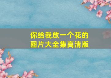 你给我放一个花的图片大全集高清版