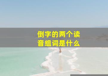 倒字的两个读音组词是什么