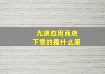 光遇应用商店下载的是什么服