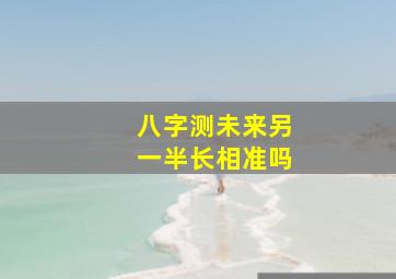 八字测未来另一半长相准吗