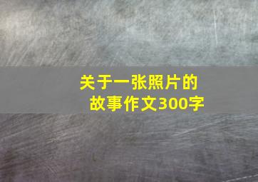 关于一张照片的故事作文300字