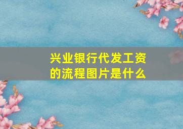 兴业银行代发工资的流程图片是什么