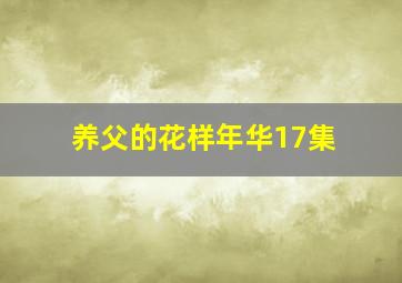 养父的花样年华17集