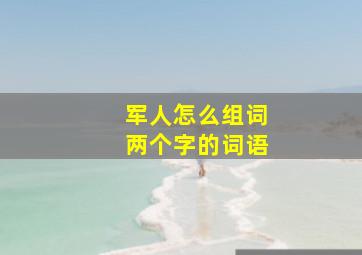 军人怎么组词两个字的词语