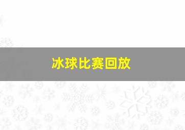 冰球比赛回放