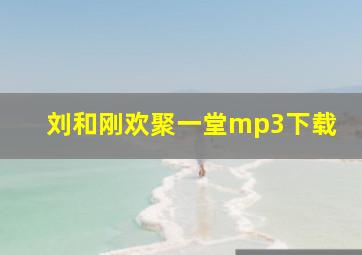 刘和刚欢聚一堂mp3下载