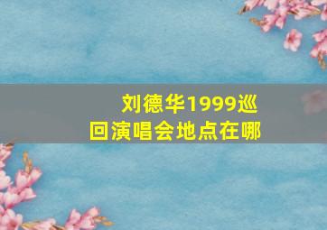 刘德华1999巡回演唱会地点在哪