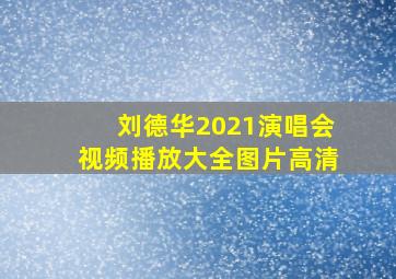 刘德华2021演唱会视频播放大全图片高清