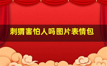 刺猬害怕人吗图片表情包