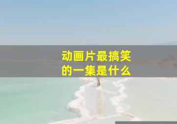 动画片最搞笑的一集是什么