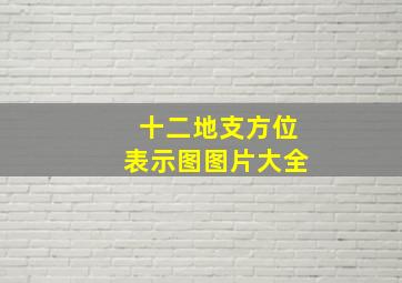 十二地支方位表示图图片大全