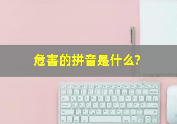 危害的拼音是什么?