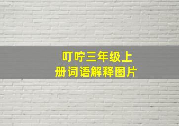 叮咛三年级上册词语解释图片