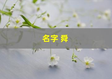 名字 舜