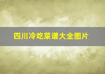 四川冷吃菜谱大全图片