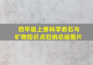 四年级上册科学岩石与矿物知识点归纳总结图片