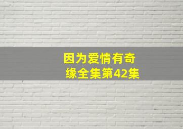 因为爱情有奇缘全集第42集