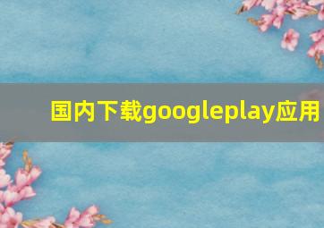 国内下载googleplay应用