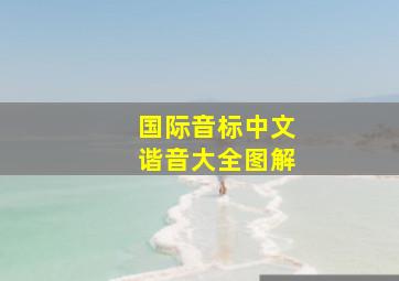 国际音标中文谐音大全图解