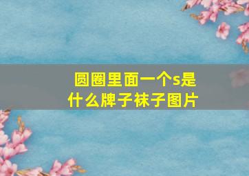 圆圈里面一个s是什么牌子袜子图片