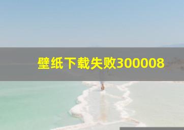 壁纸下载失败300008