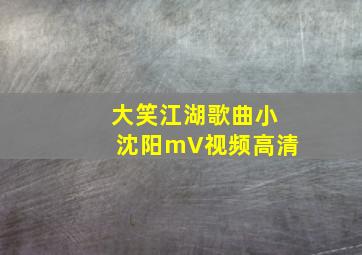 大笑江湖歌曲小沈阳mV视频高清