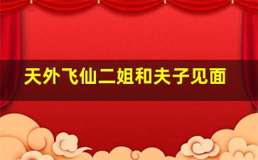 天外飞仙二姐和夫子见面