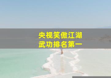 央视笑傲江湖武功排名第一